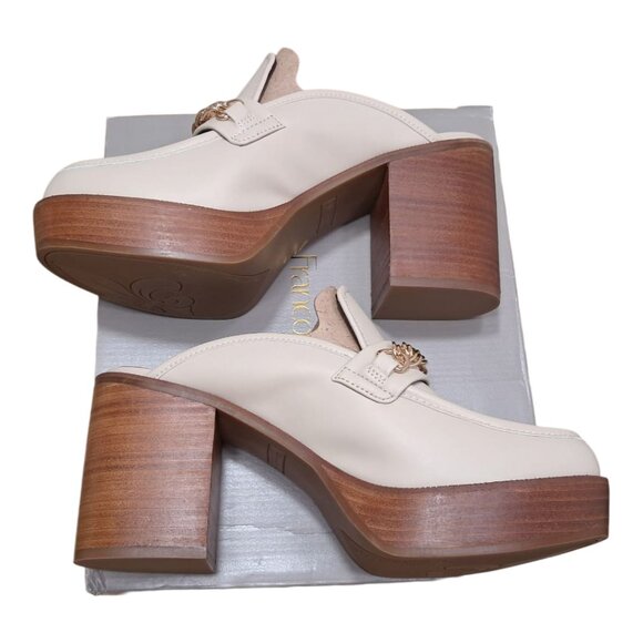 New Franco Sarto Women's Katra Clog - Color: Chifon Beige - Size: 10M (26 cm) - Picture 3 of 15